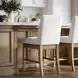 Sequoia Pearl Upholstered Counter Height Stool Set of 2