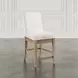 Sequoia Pearl Upholstered Counter Height Stool Set of 2