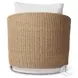 Maven Faux Hyacinth Outdoor Swivel Chair