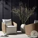 Maven Faux Hyacinth Outdoor Swivel Chair