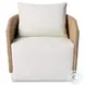 Maven Faux Hyacinth Outdoor Swivel Chair