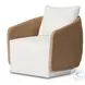 Maven Faux Hyacinth Outdoor Swivel Chair
