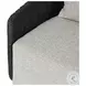 Maven Faux Black Hyacinth Outdoor Swivel Chair