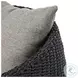 Maven Faux Black Hyacinth Outdoor Swivel Chair