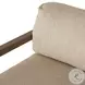 Stroud Washed Brown Outdoor Swivel Chair