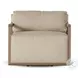 Stroud Washed Brown Outdoor Swivel Chair