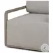 Stroud Stained Aged Grey Outdoor Swivel Chair