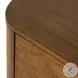 Paden Seasoned Brown Acacia 2 Drawer Nightstand