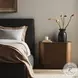Paden Seasoned Brown Acacia 2 Drawer Nightstand