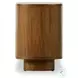 Paden Seasoned Brown Acacia 2 Drawer Nightstand