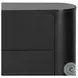 Paden Aged Black Acacia 2 Drawer Nightstand
