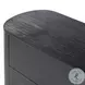 Paden Aged Black Acacia 2 Drawer Nightstand