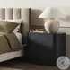 Paden Aged Black Acacia 2 Drawer Nightstand