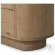 Paden Worn Oak Veneer 2 Door Nightstand