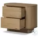 Paden Worn Oak Veneer 2 Door Nightstand