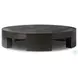 Sheffield Charcoal Oak Veneer Large Round Coffee Table
