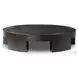 Sheffield Charcoal Oak Veneer Large Round Coffee Table