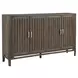 Kavanaugh Weathered Kona Brown Rectangular Trestle Dining Room Set