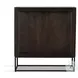 Kelby Carved Vintage Brown 2 Door Bar Cabinet