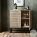 Kelby Light Wash Carved Mango 2 Door Bar Cabinet