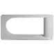 Signature Designs White Gray Maxwell Sofa Table