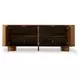 Paden Seasoned Brown Acacia 4 Door Sideboard