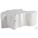 Signature Designs Dry Gesso White Asymmetrical Capitola Cocktail Table