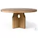 Allandale Reclaimed Natural Elm Round Dining Room Set