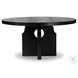 Allandale Reclaimed Black Elm 60" Round Dining Table