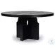 Allandale Reclaimed Black Elm 60" Round Dining Table