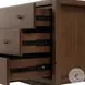 Sullivan Saddle Tan Veneer 3 Drawer Nightstand