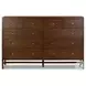Sullivan Saddle Tan Veneer 10 Drawer Dresser