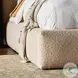 Quincy Lisbon Cream Performance Fabric Queen Upholstered Bed