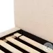 Quincy Lisbon Cream Performance Fabric King Upholstered Bed