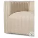 Augustine Casa Cream Outdoor Swivel Chair