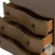 Tiago Toasted Oak Veneer 3 Drawer Nightstand