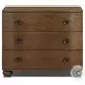 Tiago Toasted Oak Veneer 3 Drawer Nightstand
