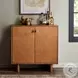 Posada Amber Oak Veneer Small 2 Door Cabinet