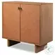Posada Amber Oak Veneer Small 2 Door Cabinet