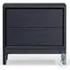 June Vintage Black 2 Drawer Nightstand