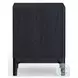 June Vintage Black 2 Drawer Nightstand