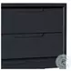 June Vintage Black 2 Drawer Nightstand
