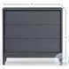 June Vintage Black 3 Drawer Chest