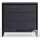 June Vintage Black 3 Drawer Chest