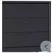 June Vintage Black 3 Drawer Chest