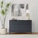 June Vintage Black 6 Drawers Dresser
