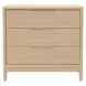 June Light Oak 3 Drawers Chest