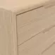 June Light Oak 3 Drawers Chest