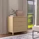 June Light Oak 3 Drawers Chest