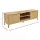 June Light Oak 72" TV Stand